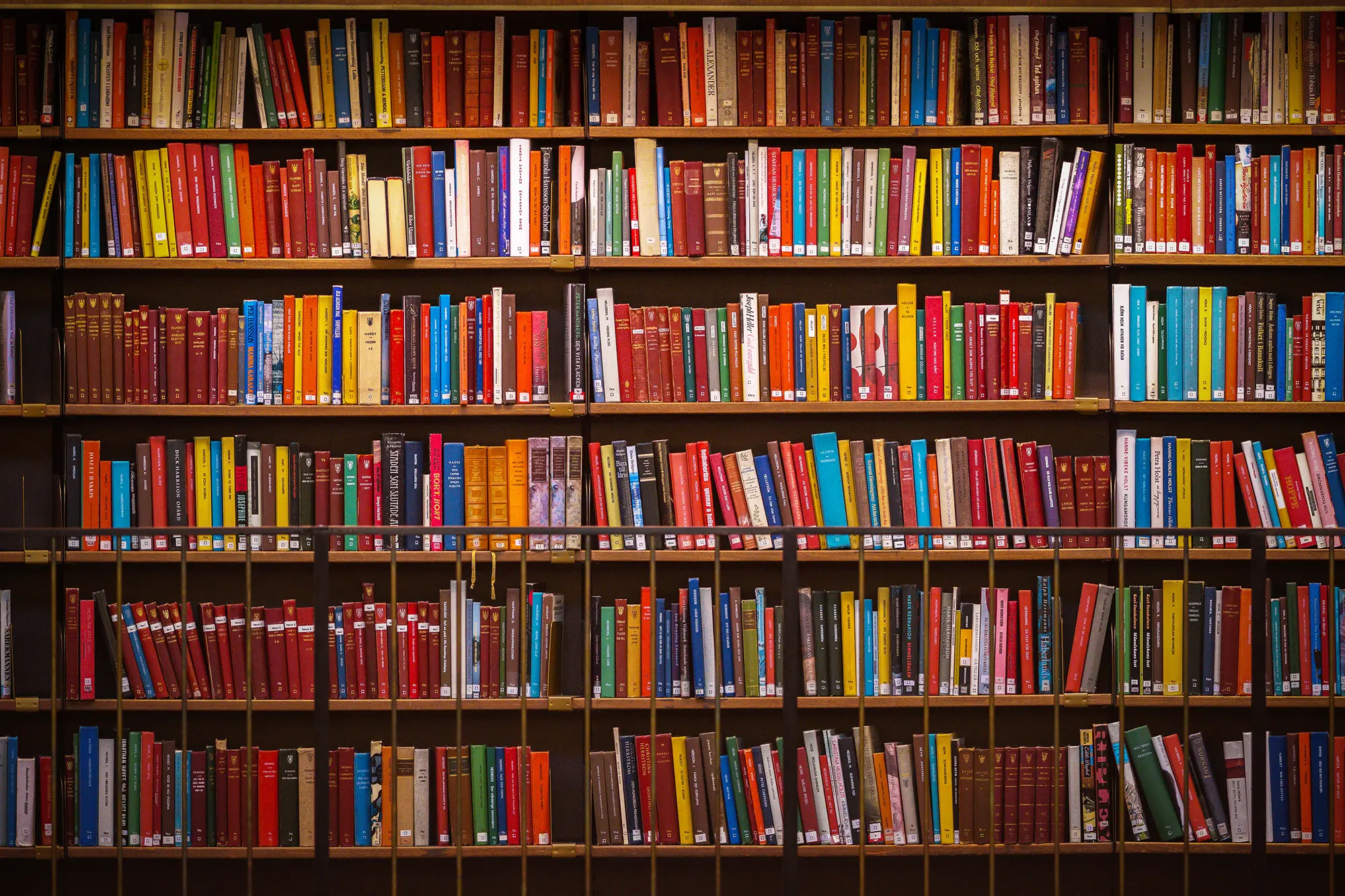 Libreria piena di libri